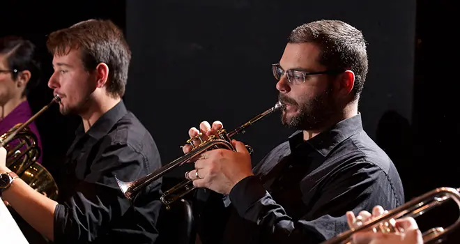 TCC student plays Trumpet for Concert Choir