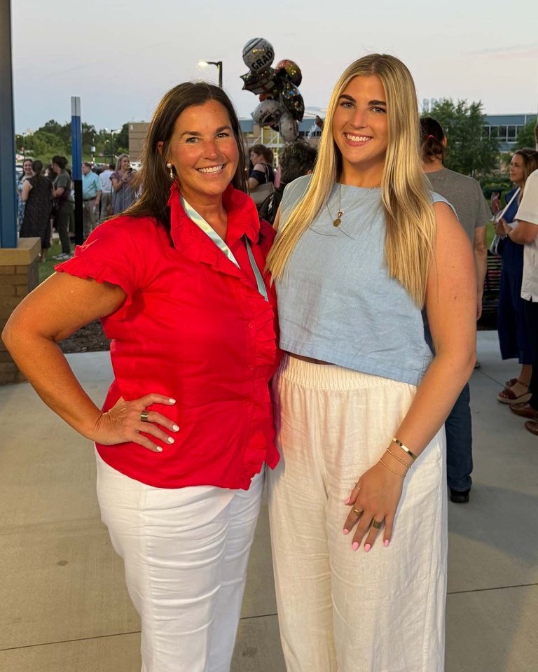 Robin and Caroline Faulkner pose for a photo
